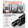 VEVOR 10PCS 2020 Aluminum Extrusion Profile, 48 Inch 1220 mm, T Slot European Standard Anodized Linear Rail, High-Strength Extruded Aluminum Rail, for 3D Printer Parts and CNC DIY Workbench, Black