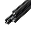 VEVOR 10PCS 2020 Aluminum Extrusion Profile, 48 Inch 1220 mm, T Slot European Standard Anodized Linear Rail, High-Strength Extruded Aluminum Rail, for 3D Printer Parts and CNC DIY Workbench, Black