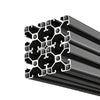 VEVOR 4PCS 4040 Aluminum Extrusion Profile, 78.74 Inch 2000 mm, T Slot European Standard Anodized Linear Rail, High-Strength Extruded Aluminum Rail, for 3D Printer Parts and CNC DIY Workbench, Black