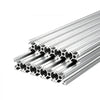 VEVOR 10PCS 2020 Aluminum Extrusion Profile, 39.37 Inch 1000 mm, T Slot European Standard Anodized Linear Rail, High-Strength Extruded Aluminum Rail, for 3D Printer Parts and CNC DIY Workbench, Silver
