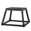 VEVOR Plyometric Jump Box, 12 Inch Plyo Box, Steel Plyometric Platform and Jumping Agility Box, Anti-Slip Fitness Exercise Step Up Box for Home Gym Training, Conditioning Strength Training, Black