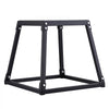 VEVOR Plyometric Jump Box, 18 Inch Plyo Box, Steel Plyometric Platform and Jumping Agility Box, Anti-Slip Fitness Exercise Step Up Box for Home Gym Training, Conditioning Strength Training, Black