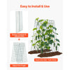 VEVOR Cucumber Trellis 4 Pack, A-Frame Garden Trellises for Raised Bed, Metal Rustproof Coating Plant Support for Vine, Climbing Plants, Peas, Beans, Zucchini, Tomato, Flower (46.06 x 16.93 in x 4PCS)