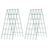 VEVOR Cucumber Trellis 4 Pack, A-Frame Garden Trellises for Raised Bed, Metal Rustproof Coating Plant Support for Vine, Climbing Plants, Peas, Beans, Zucchini, Tomato, Flower (38.98 x 15.75 in x 4PCS)