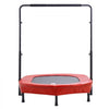 VEVOR Kids Trampoline, 56x36 inch Indoor Outdoor Trampoline, Foldable Mini Trampoline with Handle, Rebounder Trampoline for Toddlers, Birthday Gift for 3+ Years Children, Boys Girls for Fun, Red