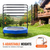 VEVOR Kids Trampoline, 56x36 inch Indoor Outdoor Trampoline, Foldable Mini Trampoline with Handle, Rebounder Trampoline for Toddlers, Birthday Gift for 3+ Years Children, Boys Girls for Fun, Bule