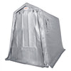 VEVOR Outdoor Storage Shed, 6 x 8 ft Portable Storage Tent with Roll-up Door & Vents, Waterproof Canopy Shed Shelter, Heavy Duty Frame, Patio Garage Carport for Motorcycle, Lawn Mower, Bike, Grey
