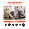 VEVOR Battery Pack for Reclining Furniture with Adapter, 2500 mAh Rechargeable Recliner Battery Pack with Universal 2-Pin Connector and LED Screen, for Electric Recliner, Sofa, Couch & Lift Chair