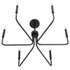 VEVOR 6-Light Chandelier, Black Farmhouse Chandelier, Adjustable Height, Dining Room Hanging Light Fixture for Ceilings, Modern Chandelier for Bedroom, Foyer, Hall, Kitchen, Living Room and Entryway