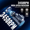 VEVOR 1.5HP Electric Motor 3450 rpm, AC 115V/230V, 56 Frame, Air Compressor Motor Single Phase, 5/8" Keyed Shaft, CW/CCW Rotation for Agricultural Machinery and General Equipment
