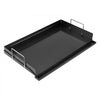 VEVOR Carbon Steel Griddle 25x16 inch Flat Top Pre-Seasoned Plate Handle, for BBQ Eggs Burger, Even Heat Distribution, Non-Stick Portable Rectangular Family Cookware for Outdoor Gas Grill/Stove, Oven