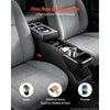 VEVOR Center Console Between Seat Floor Mount Console Storage Box, Central-Console Tools Organizer with Sliding Lid, Cups Holders & Multiple Storage Compartments for Trucks, Minivans, SUVs