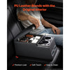 VEVOR Universal Rear Bench Seat Center Console Armrest Storage Box, Back Seat Tools Organizer with Cup & Phone Holders, Automotive Central Console for MPV, Sedan, SUV