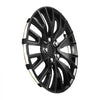 VEVOR Hubcaps Wheel Covers, 16 Inch Set of 4 Wheel Rim Cover Hubcaps OEM Replacement, R16 Size Snap On Car Hub Caps, Universal 20-Spoke ABS Tire Rim Caps for Hyundai Chevrolet Ford Honda, Gloss Black