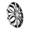 VEVOR Hubcaps Wheel Covers, 16 Inch Set of 4 Wheel Rim Cover Hubcaps OEM Replacement, R16 Size Snap On Car Hub Caps, Universal 10-Spoke ABS Tire Rim Caps for Hyundai Chevrolet Ford Honda, Silver/Black
