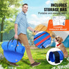 VEVOR Dog Agility Training Equipment, 7 PCS Set w/ Adjustable High Hurdles,6 Weave Poles,2 Tunnels,Jump Ring,Pause Box,Whistle,Foldable Bowl,Puppy Obstacle Course Kit w/ 3 Bags