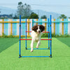 VEVOR Dog Agility Training Equipment, 7 PCS Set Upgrade w/ Adjustable High Hurdles,6 Weave Poles,2 Tunnels,Jump Ring,Pause Box,Whistle,Foldable Bowl,Puppy Obstacle Course Kit w/ 3 Bags