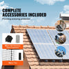 VEVOR 6 inch x 100ft Solar Panel Bird Guard, Critter Guard Roll Kit with 60pcs Aluminum Alloy Fasteners, Solar Panel Guard with Rust-proof PVC Coating, 1/2 inch Wire Roll Mesh