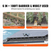 VEVOR 6 inch x 100ft Solar Panel Bird Guard, Critter Guard Roll Kit with 60pcs Aluminum Alloy Fasteners, Solar Panel Guard with Rust-proof PVC Coating, 1/2 inch Wire Roll Mesh