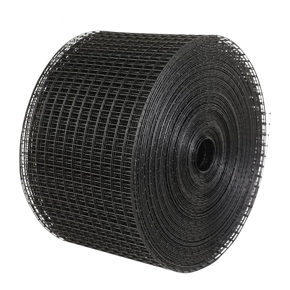 VEVOR 8 inch x 100ft Solar Panel Bird Guard, Critter Guard Roll Kit with 70pcs Aluminum Alloy Fasteners, Solar Panel Guard with Rust-proof PVC Coating, 1/2 inch Wire Roll Mesh