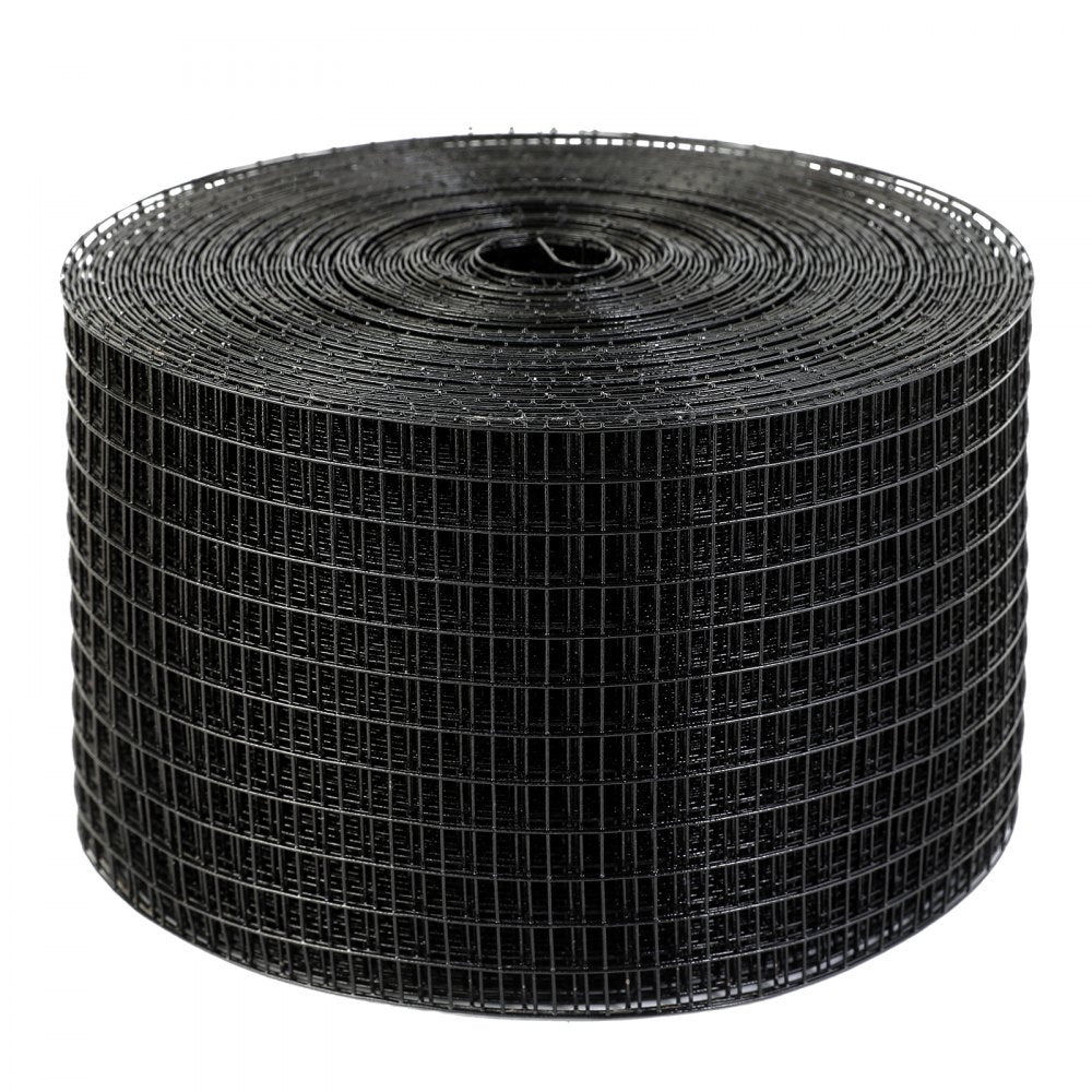 VEVOR 8 inch x 100ft Solar Panel Bird Guard, Critter Guard Roll Kit with 70pcs Aluminum Alloy Fasteners, Solar Panel Guard with Rust-proof PVC Coating, 1/2 inch Wire Roll Mesh