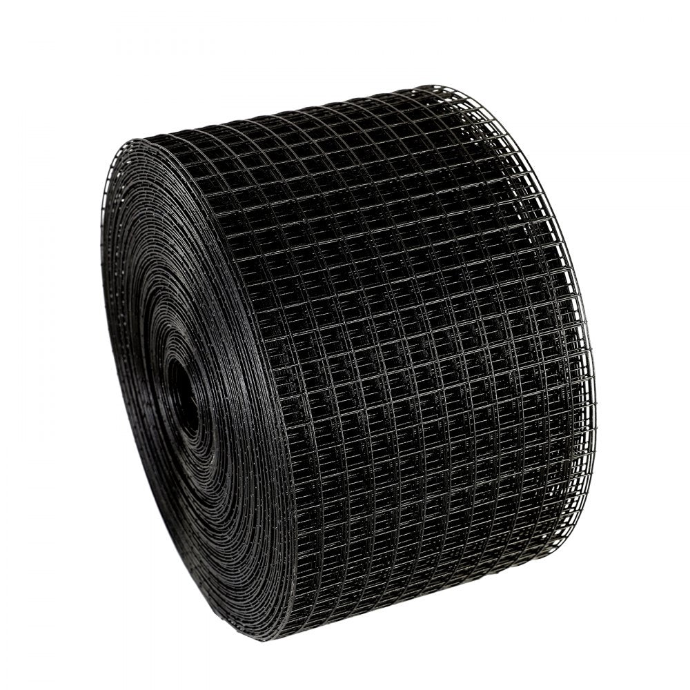 VEVOR 8 inch x 100ft Solar Panel Bird Guard, Critter Guard Roll Kit with Rust-proof PVC Coating, Solar Panel Guard with 50pcs Tire Wires, 1/2 inch Wire Roll Mesh