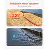 VEVOR 30FT Solar Panel Extension Cable, 10AWG Solar Extension Cable Wire with Female & Male Waterproof Connectors, 6mm² PV Cable for Home, Ship and RV Solar Panels, 30FT Black + 30FT Red (Set of 2)