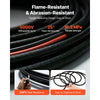 VEVOR 100FT Solar Panel Extension Cable, 10 AWG, Solar Panel Wire with Flame Retardant Protective Sleeving, Female and Male Connectors, IP67 Waterproof PV Wire, for Outdoor Automotive RV, Black & Red