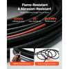 VEVOR 30FT Solar Panel Extension Cable, 10 AWG, Solar Panel Wire with Flame Retardant Protective Sleeving, Female and Male Connectors, IP67 Waterproof PV Wire, for Outdoor Automotive RV, Black & Red