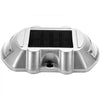 VEVOR Solar Pathway Lights, 12-Pack, White, Includes Screws, Weatherproof Outdoor Deck Lights, 6 LED, Ideal for Garden Paths, Walkways, Driveways & Steps