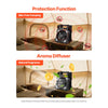 VEVOR 20000mAh Rechargeable Solar Fan with LED Lantern, 8 inch Portable Fan Cordless with 7W Foldable Solar Panel, 5-Speed& Timer& Quiet,USB Battery Powered for Camping Tent Worksite Office Desk