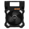 VEVOR 20000mAh Rechargeable Solar Fan with LED Lantern, 8 inch Portable Fan Cordless with 7W Foldable Solar Panel, 5-Speed& Timer& Quiet,USB Battery Powered for Camping Tent Worksite Office Desk