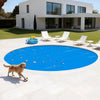 VEVOR Solar Pool Cover, 15 ft Round Pool Bubble Cover, 12 Mil Pools Solar Blanket with Bubble & PE Material, Daytime Heat Absorption, Nighttime Heat Retention, Heat Retaining Solars Covers, Blue
