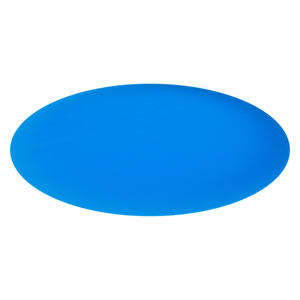 VEVOR Solar Pool Cover, 15 ft Round Pool Bubble Cover, 12 Mil Pools Solar Blanket with Bubble & PE Material, Daytime Heat Absorption, Nighttime Heat Retention, Heat Retaining Solars Covers, Blue