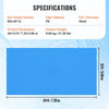 VEVOR Solar Pool Cover, 24 x 12 ft Rectangle Solar Blanket for Pools, Inground Above Ground Swimming Pool Solar Cover, 16 mil Solar Covers Blue
