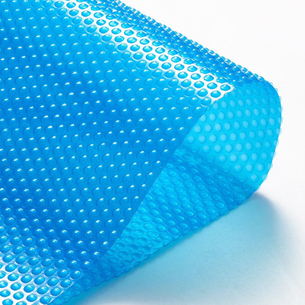 VEVOR Solar Pool Cover, 28 x 14 ft Rectangle Solar Blanket for Pools, Inground Above Ground Swimming Pool Solar Cover, 12 mil Solar Covers Blue