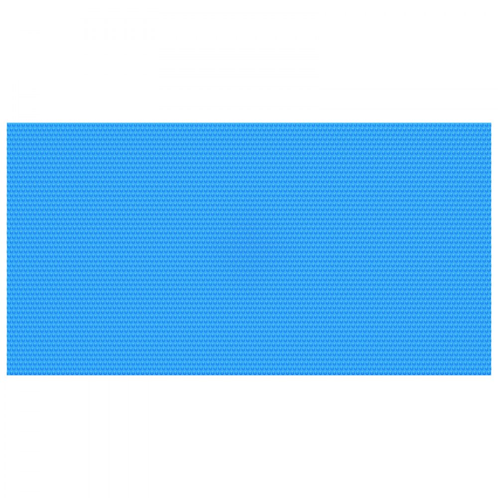 VEVOR Solar Pool Cover, 32 x 16 ft Rectangle Solar Blanket for Pools, Inground Above Ground Swimming Pool Solar Cover, 12 mil Solar Covers Blue