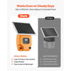 VEVOR Solar Fence Charger, 1J 10kV Solar Powered Fence Charger, 1.86 Miles Range, Electric Fence Energizer Kit, Keep Out Predators, 3 Days Runtime, for Livestock, Poultry, Garden Protection
