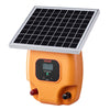 VEVOR Solar Fence Charger, 1J 10kV Solar Powered Fence Charger, 1.86 Miles Range, Electric Fence Energizer Kit, Keep Out Predators, 3 Days Runtime, for Livestock, Poultry, Garden Protection