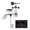 VEVOR 7-in-1 Wi-Fi Weather Station with APP, 7.5-Inch VA Display, Wireless Solar Powered Outdoor Sensor, Rain Gauge, Indoor Outdoor for Weather Forecast, Wind Speed, Temperature, Humidity, Rainfall