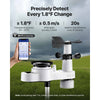 VEVOR 5-in-1 Wi-Fi Weather Station, 7.5-Inch VA Display, Wireless Solar Powered Outdoor Sensor, Rain Gauge, Indoor Outdoor for Weather Forecast, Wind Speed Direction, Temperature, Humidity, Rainfall