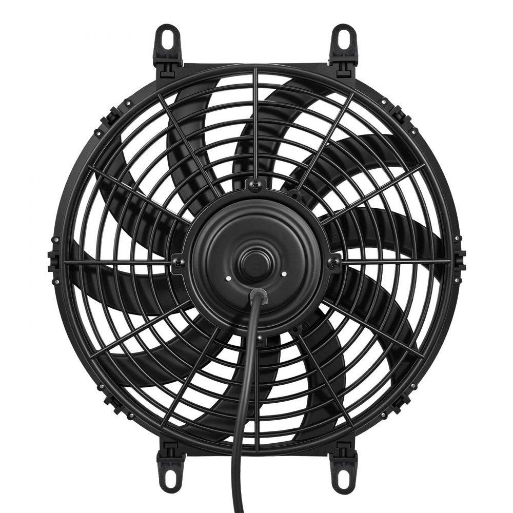 VEVOR Gable Mount Fan, 12 inch Solar-Powered Attic Vent Exhaust Fan Black, 1300 CFM Cooling & Ventilation for Roof, Greenhouse, Garage, Shop, with Thermostat & Mounting Brackets, Lightweight PP
