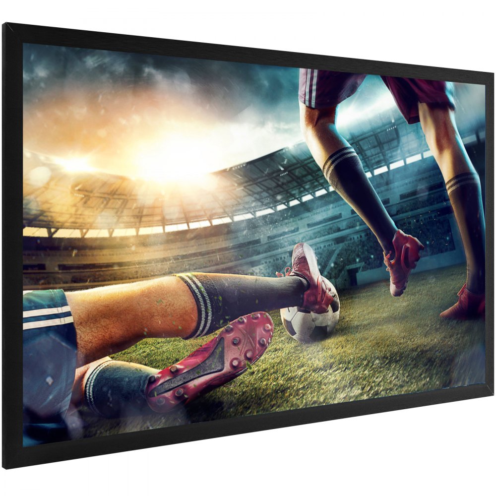 Big 110" Diagonal 16:9 HD Projector Screen Home Theater Outdoor Use