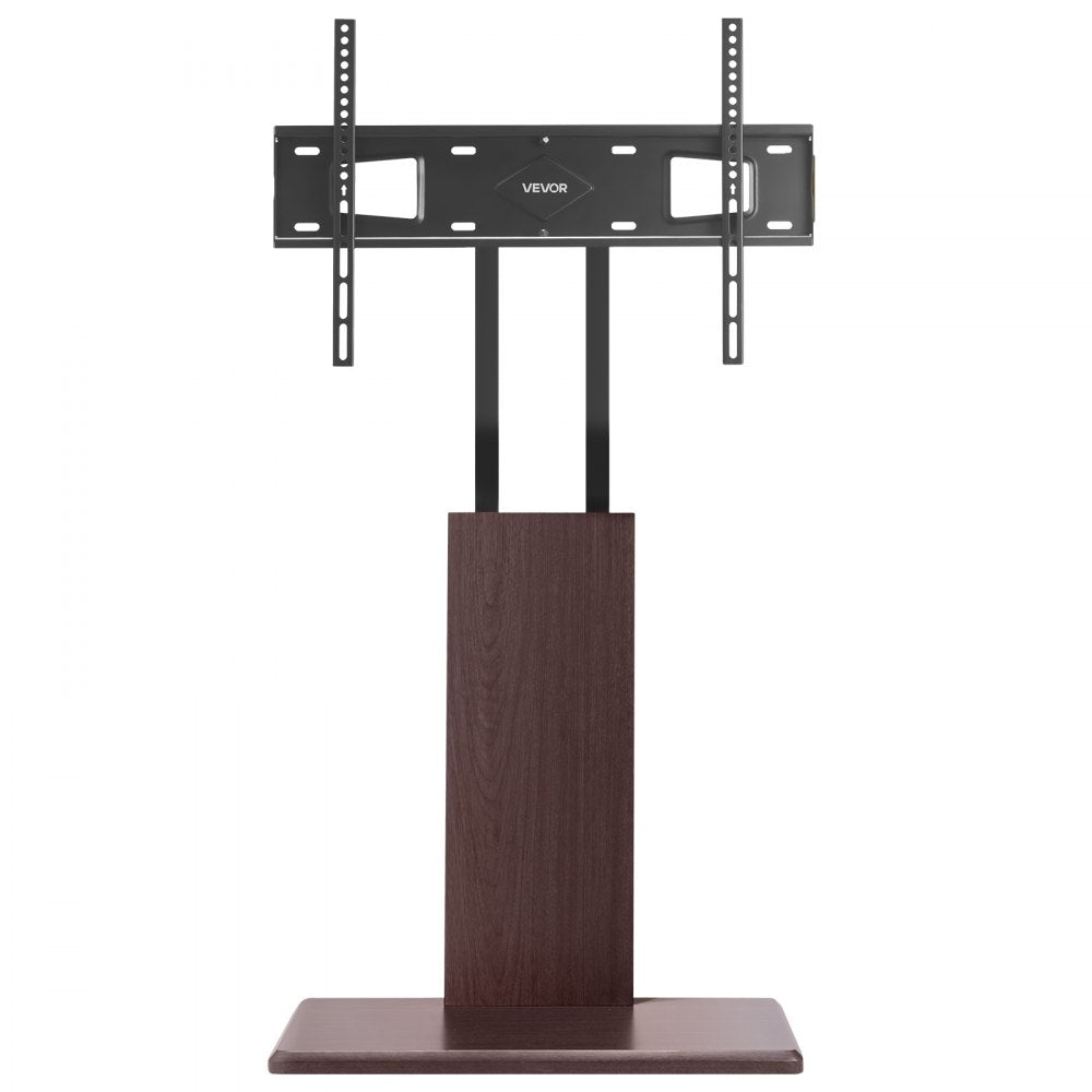 VEVOR Universal TV Stand, Table Top TV Stand for 32-70 inch Screens, Swivel and Height Adjustable TV Mount Stand Holds up to 99 lbs with Power Strip, for Living Room, Bedroom, MAX VESA 600 x 400 mm