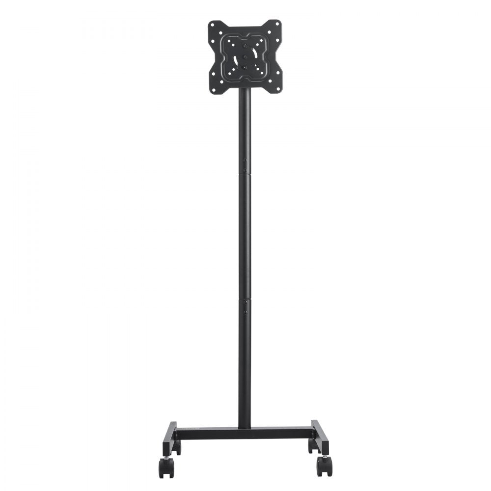 VEVOR Rolling TV Stand, Mobile TV Cart for 17-55 Inch Screens, Portrait to Landscape, Portable TV Stand with Wheels Holds up to 44 lbs for Living Room, Bedroom, Office, Outdoor, Max VESA 200x200mm