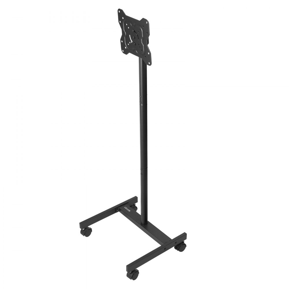 VEVOR Rolling TV Stand, Mobile TV Cart for 17-55 Inch Screens, Portrait to Landscape, Portable TV Stand with Wheels Holds up to 44 lbs for Living Room, Bedroom, Office, Outdoor, Max VESA 200x200mm