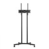 VEVOR Rolling TV Stand, Mobile TV Cart for 32-65 Inch Screens, Height Adjustable, Portable Monitor Stand with Wheels Holds up to 88 lbs for Living Room, Bedroom, Office, Outdoor, Max VESA 400x400mm