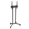 VEVOR Rolling TV Stand, Mobile TV Cart for 32-65 Inch Screens, Height Adjustable, Portable Monitor Stand with Wheels Holds up to 88 lbs for Living Room, Bedroom, Office, Outdoor, Max VESA 400x400mm