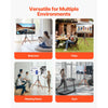 VEVOR Tripod Easel TV Stand, for 40-65 inch Flat Screen/Curved TVs Up to 99 lbs, 18° Left-Right Rotation Portable TV Stand with Oak Wood Legs, for Bedroom, Living Room, Studio, MAX VESA 600 x 400 mm