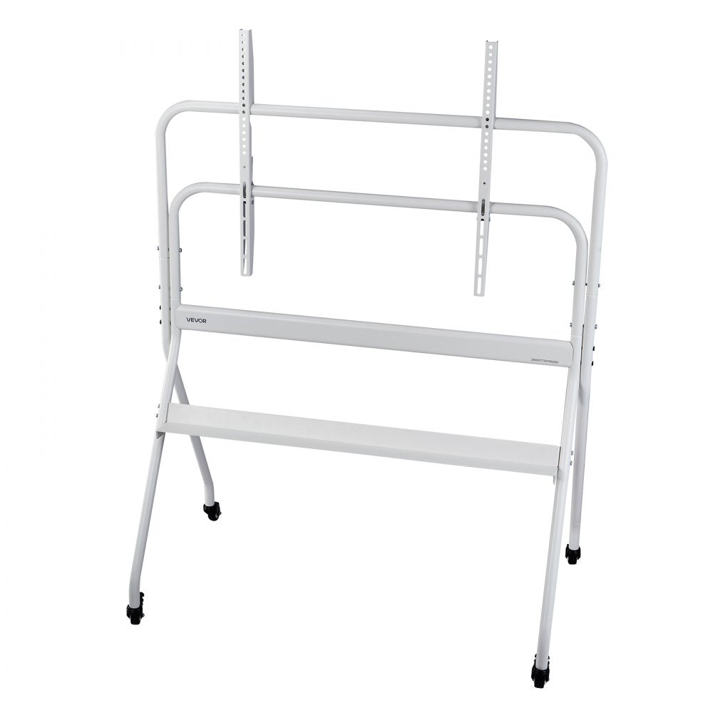 VEVOR Rolling TV Stand, Mobile TV Cart for 35-100 Inch LED/LCD/OLED Flat/Curved TVs, Portable Monitor Stand with Wheels Hold up to 198 lbs for Living Room, Bedroom, Office, Outdoor, Max VESA 800x600mm